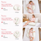 Full Body Maternity Support Pillow for Pregnant Women