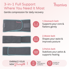 Mamiva 3-in-1 Postpartum Belt – Abdominal, Waist & Pelvic Support | Free Size