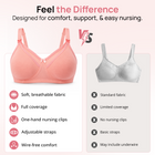 Mamiva Cotton Nursing Bra - Pack of 3