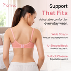 Mamiva Cotton Nursing Bra - Pack of 3