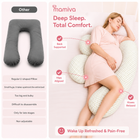 Full Body Maternity Support Pillow for Pregnant Women